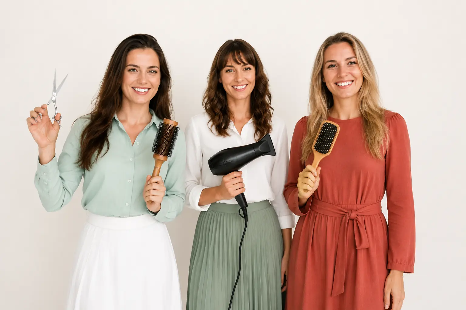 Équipe de professionnelles de la beauté